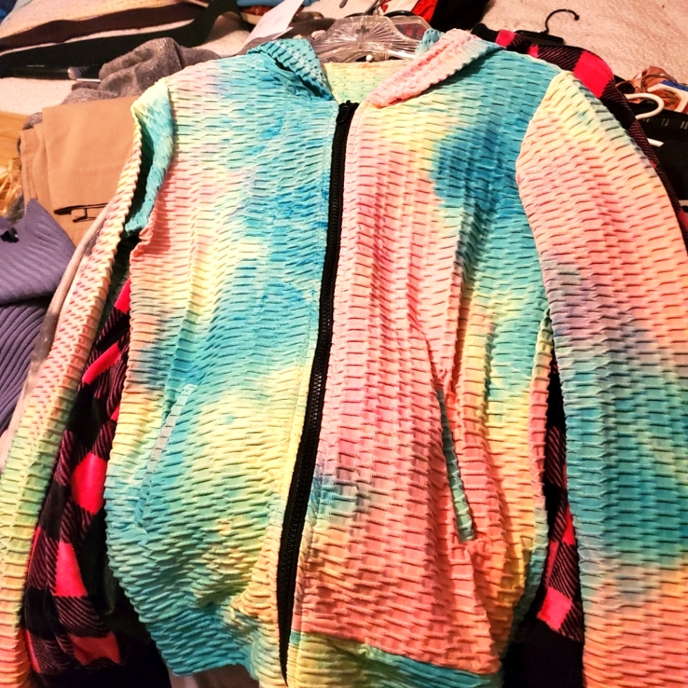 Athletic Spandex Hoodie made BY Etsy size 8 or M